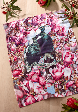 Ashdene - Backyard Beauties - Magpies Tea Towel