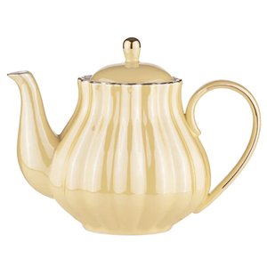 Parisienne Pearl - Buttermilk Teapot & 2 Teacup Set 950ml