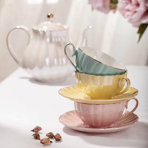 Parisienne Pearl - White Cup & Saucer