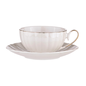 Parisienne Pearl - White Teapot & 2 Teacup Set 950ml