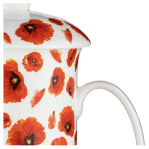 Ashdene - Red Poppies AWM - 3 Piece Infuser Mug