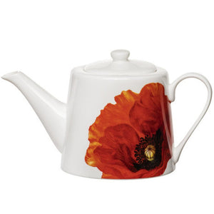 Ashdene - Red Poppies Teapot & 2 Cup Set 900ml