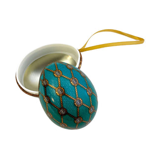 Mini Imperial Egg Tin - Aqua