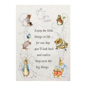 Linen Tea Towel - Beatrix Potter - Little Things