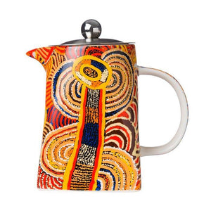 Indigenous Australian Art - Nora Davidson - Teapot 500ml